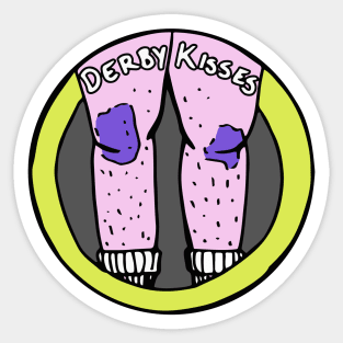 Derby Kisses 3 Sticker